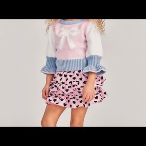 Loveshack fancy kids Billie skirt